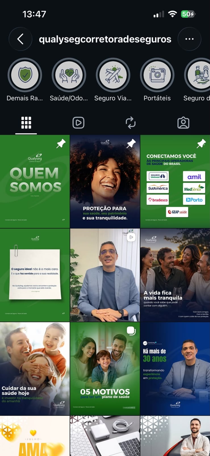 Feed da Qualyseg depois